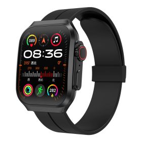 Smart Watch Top With HD Private Model 3D Curved Screen (Color: BLACK)