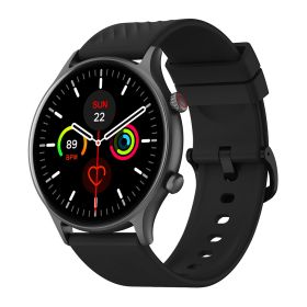 Bluetooth Fitness Mode Heart Rate Monitoring Smartwatch (Color: BLACK)